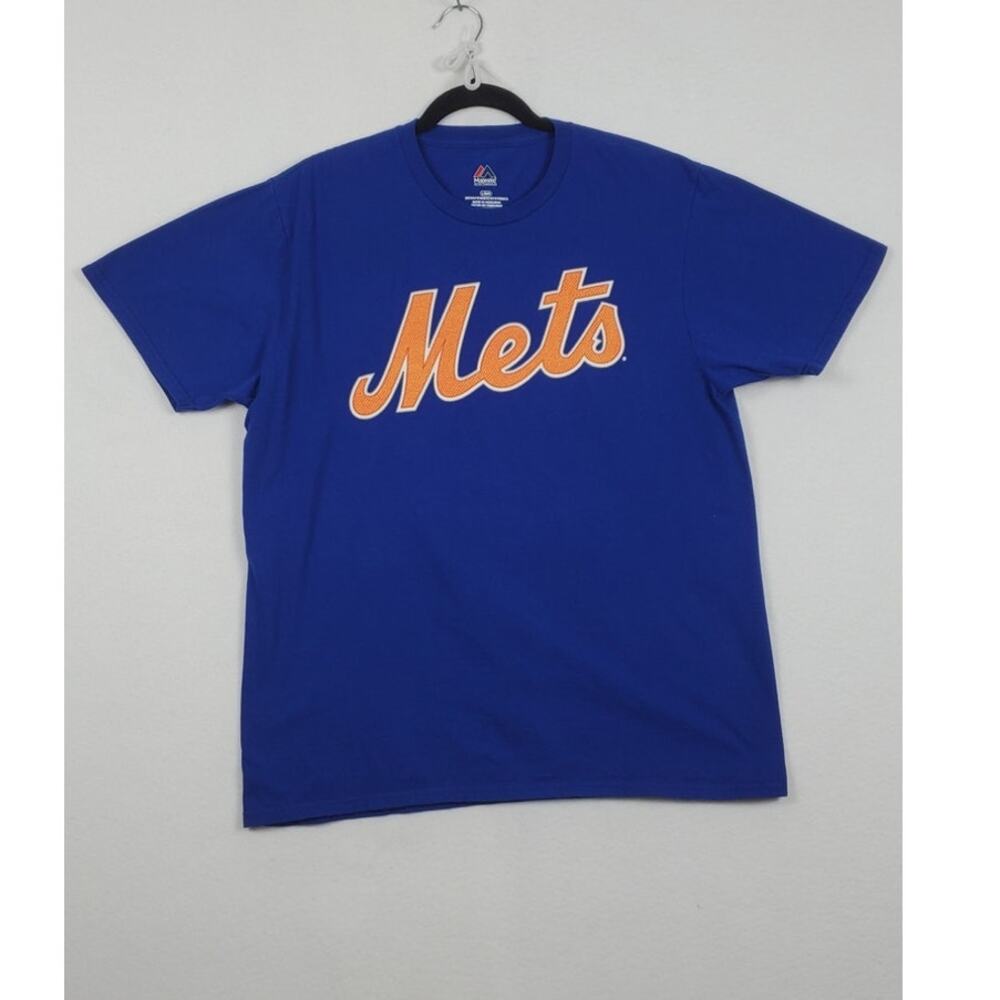 New York Mets T Shirt, #34 Syndergaard, Short Sleeve Men Size L PRE-OWNED